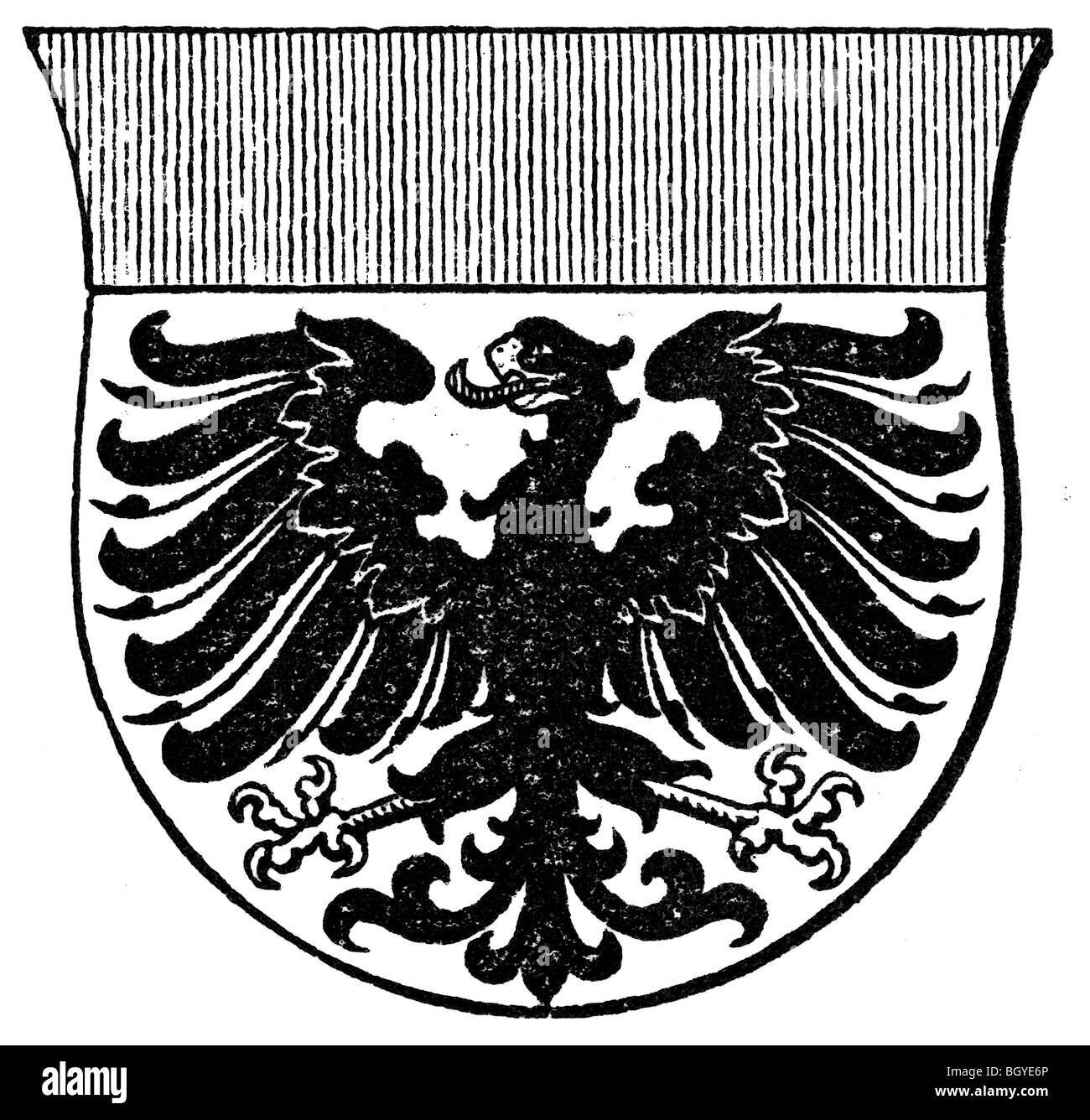 Stemmi di Aarau, circa 1900 Foto Stock