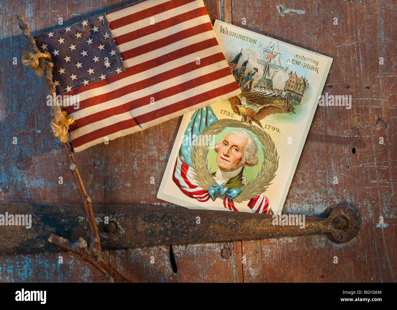 Memorabilia americano Foto Stock