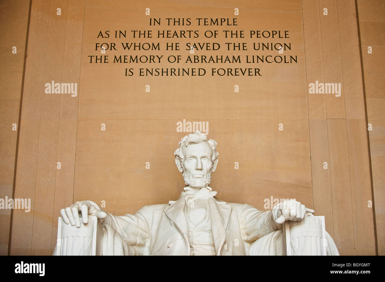 Statua di Abraham Lincoln Foto Stock