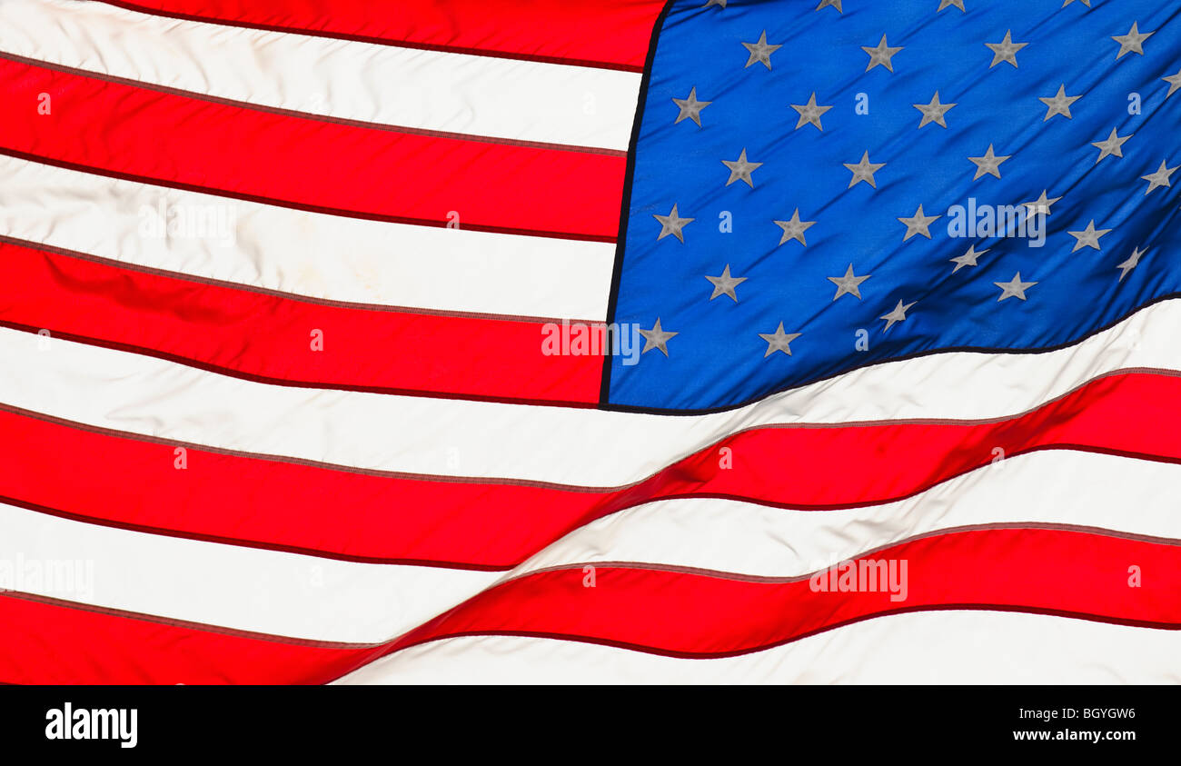 Bandiera americana Foto Stock