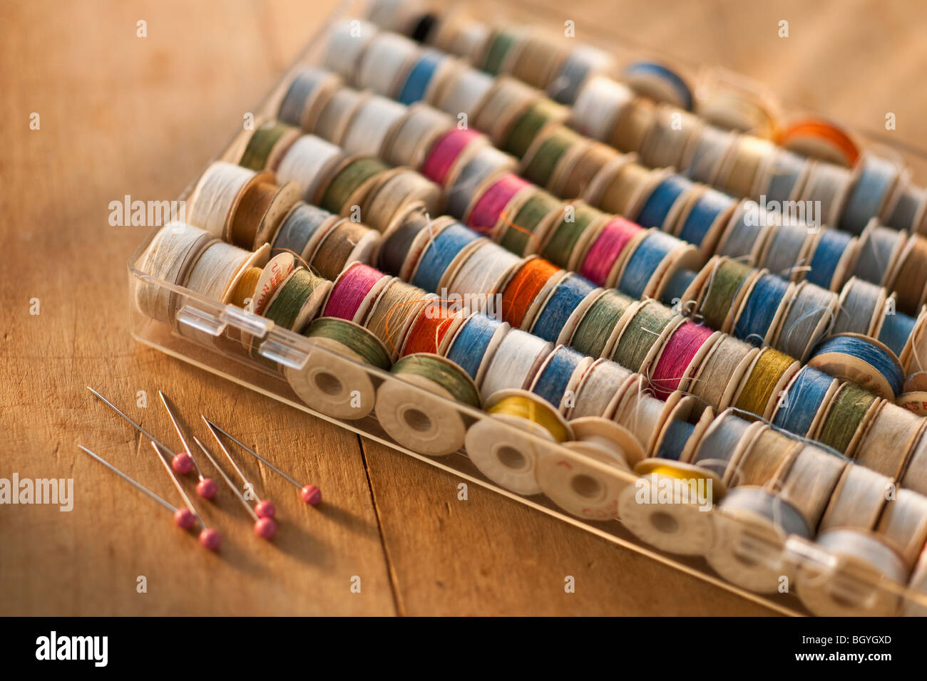 Bobine di filo Foto Stock