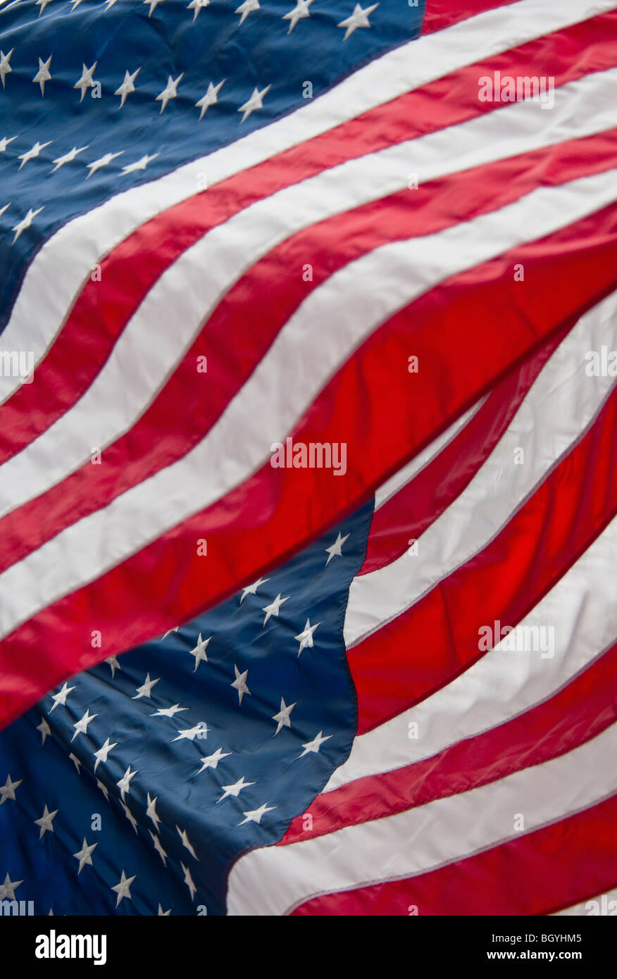 Bandiera americana Foto Stock