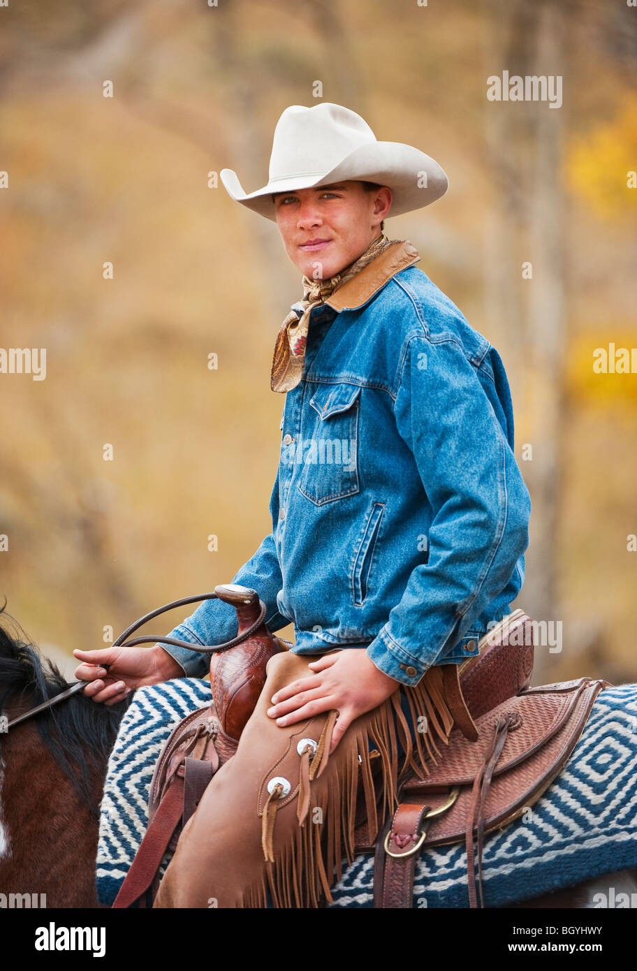 Cowboy Foto Stock