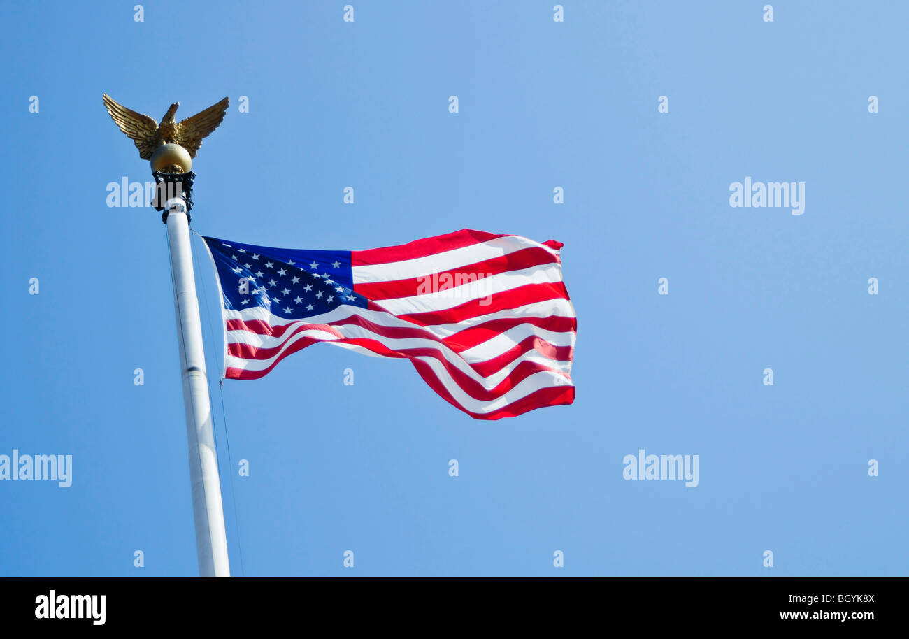 Bandiera americana Foto Stock