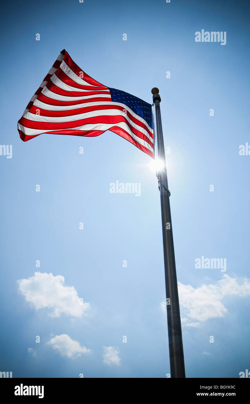 Bandiera americana Foto Stock