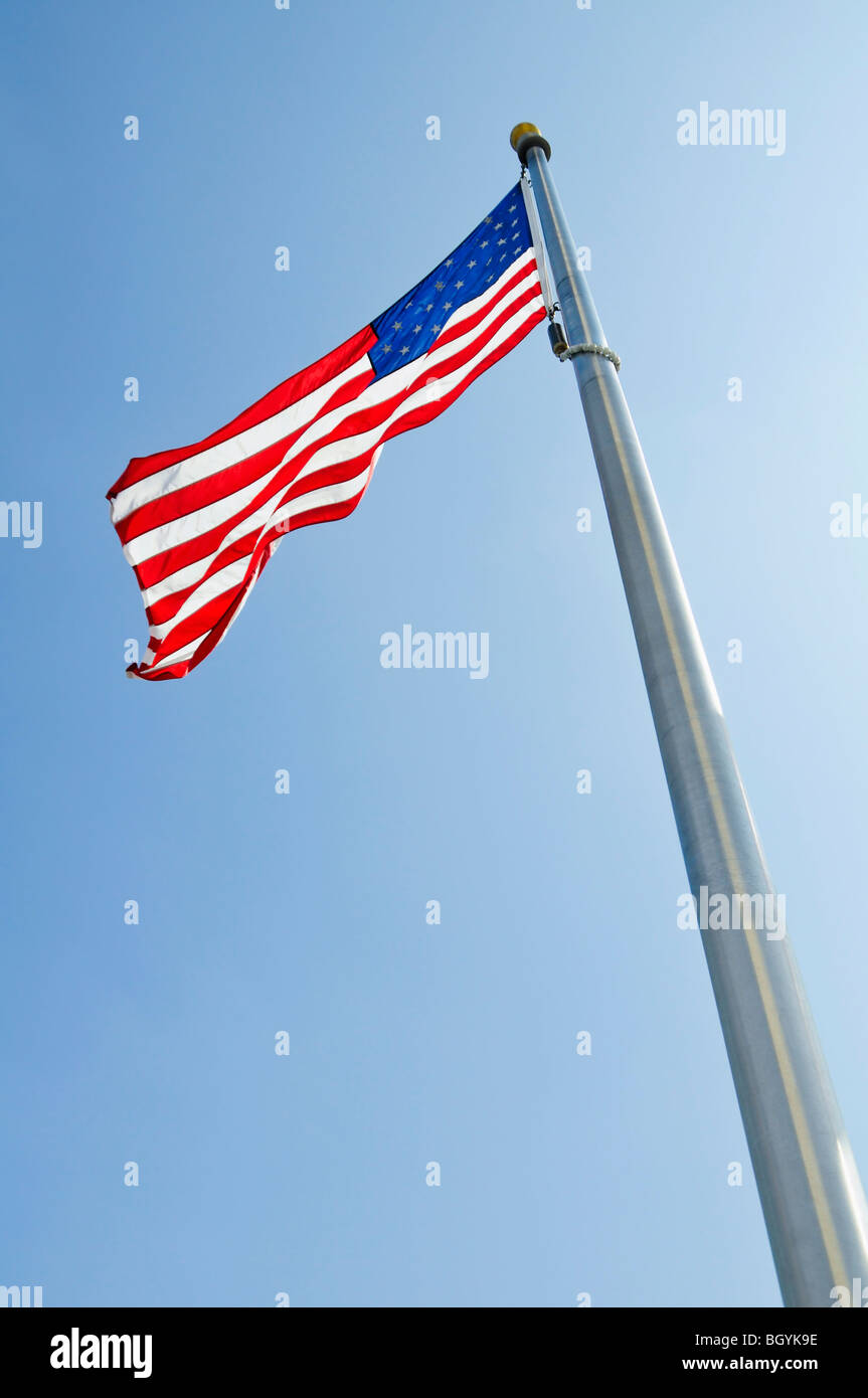Bandiera americana Foto Stock
