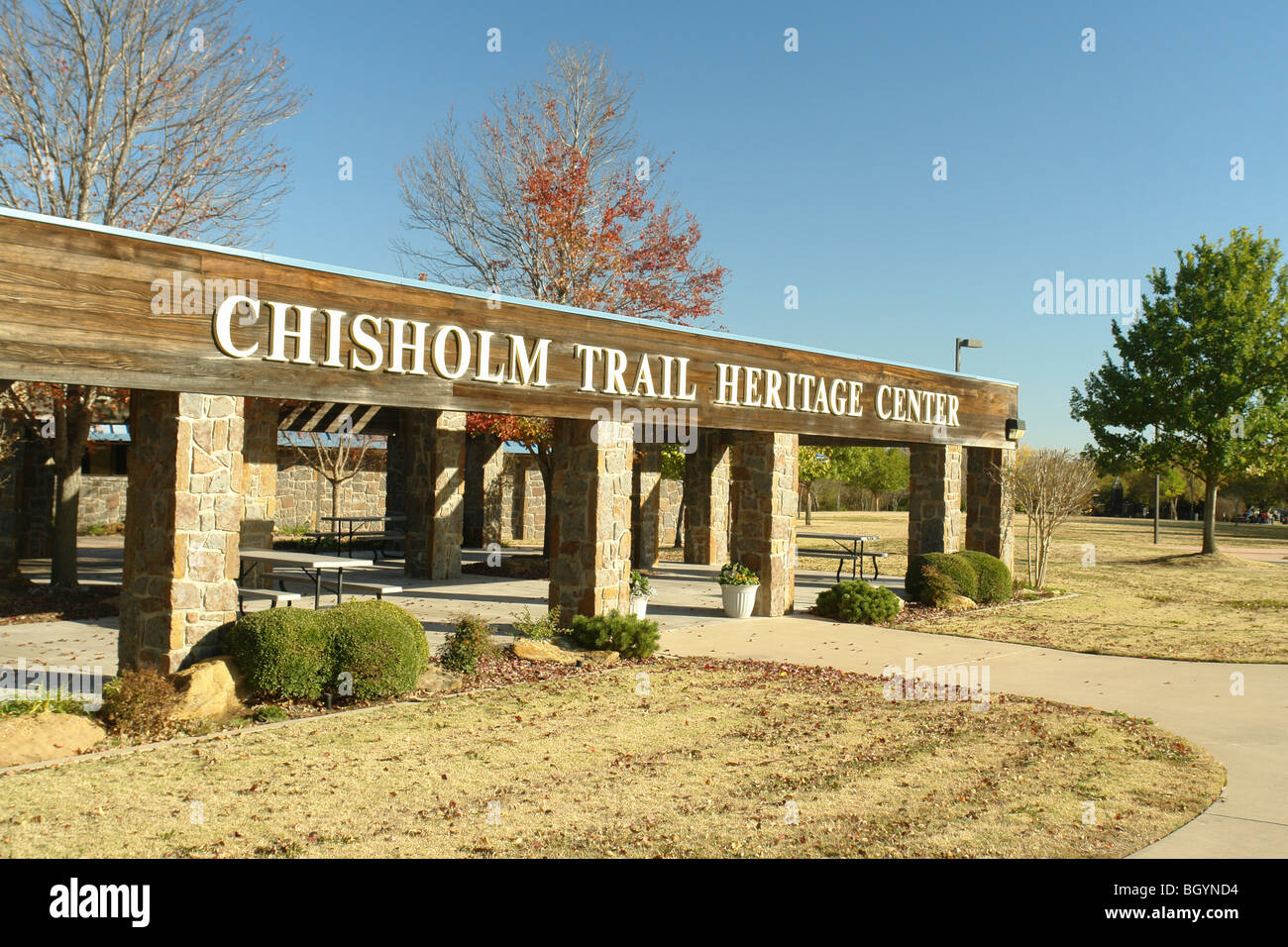 Duncan, OK, Oklahoma, Chisholm Trail Heritage Centre Foto Stock