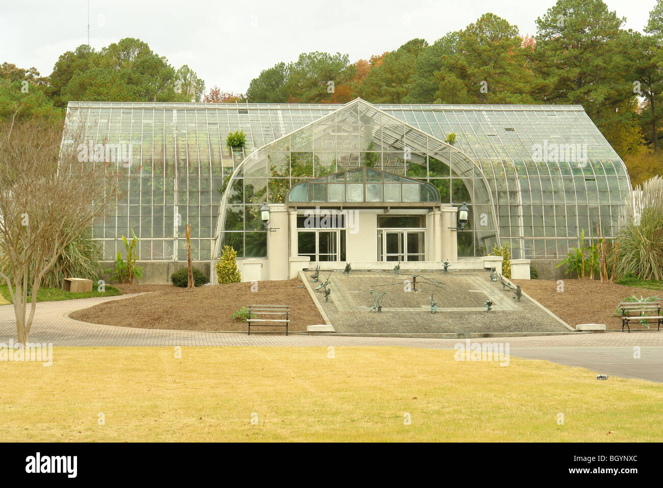 Birmingham, Al, Alabama, Giardini botanici di Birmingham, conservatorio Foto Stock