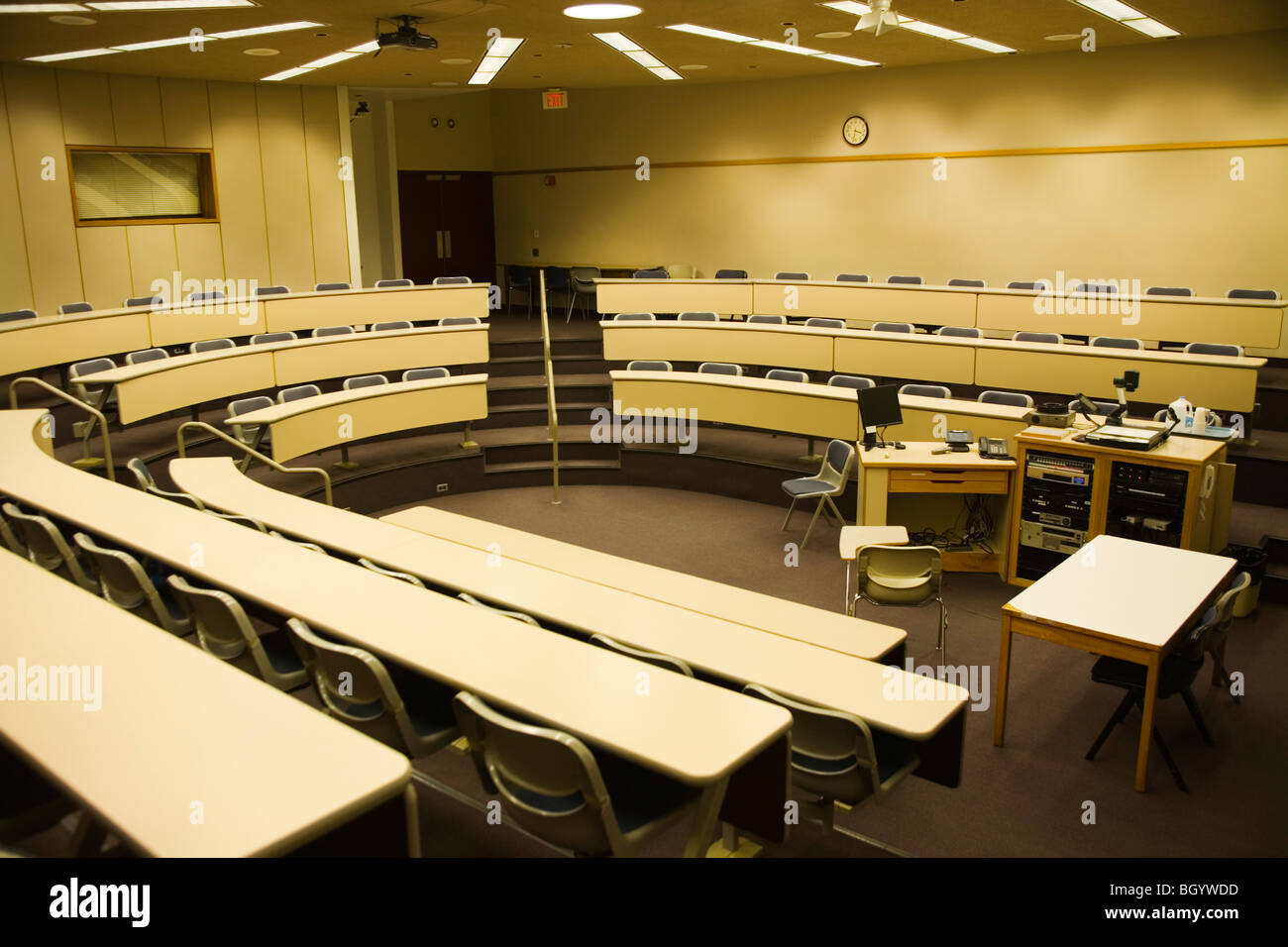 College Lecture Hall Foto Stock