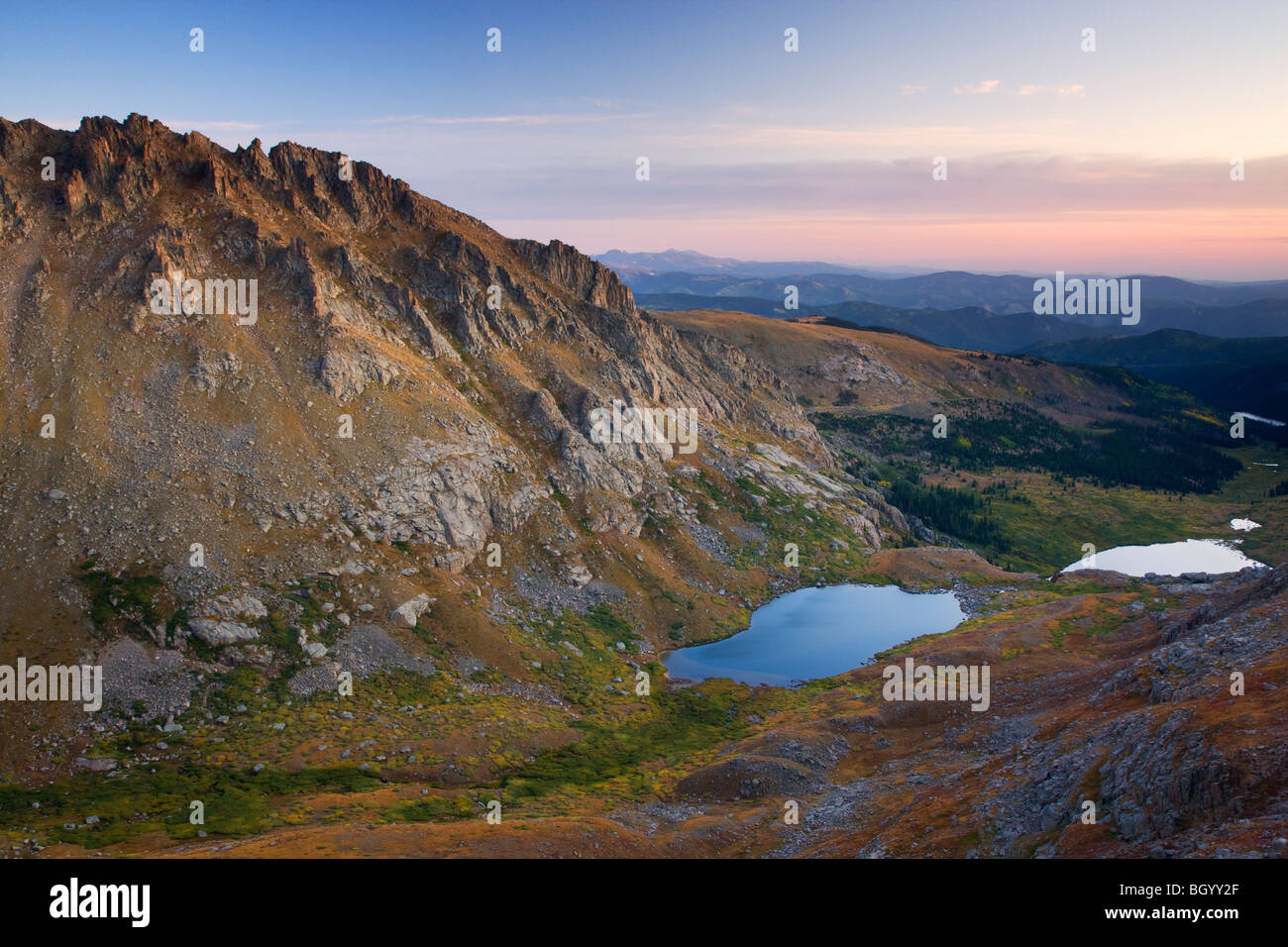 Mount Evans Recreation Area, Arapaho National Forest, Colorado. Foto Stock