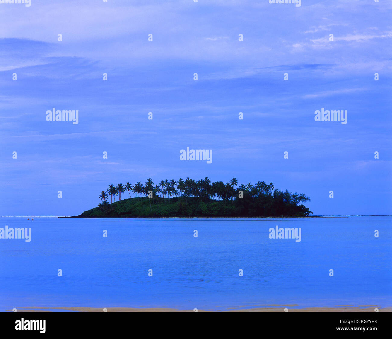 Piccola insenatura, Rarotonga, Isole Cook, Pacifico meridionale Foto Stock