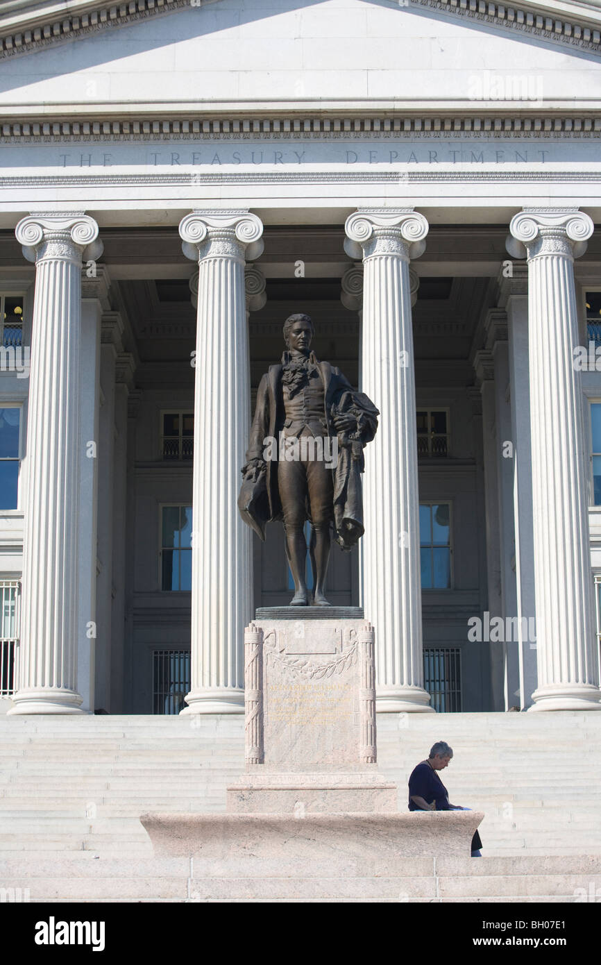 Il Dipartimento del Tesoro, Washington DC, Stati Uniti d'America Foto Stock