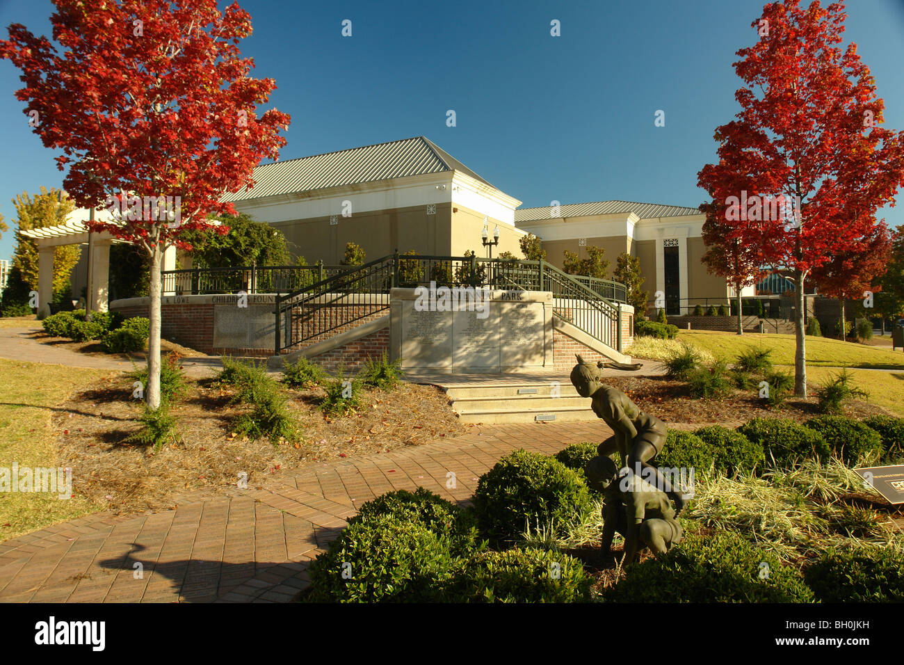 Huntsville, AL, Alabama, il Bicentennial Park Foto Stock