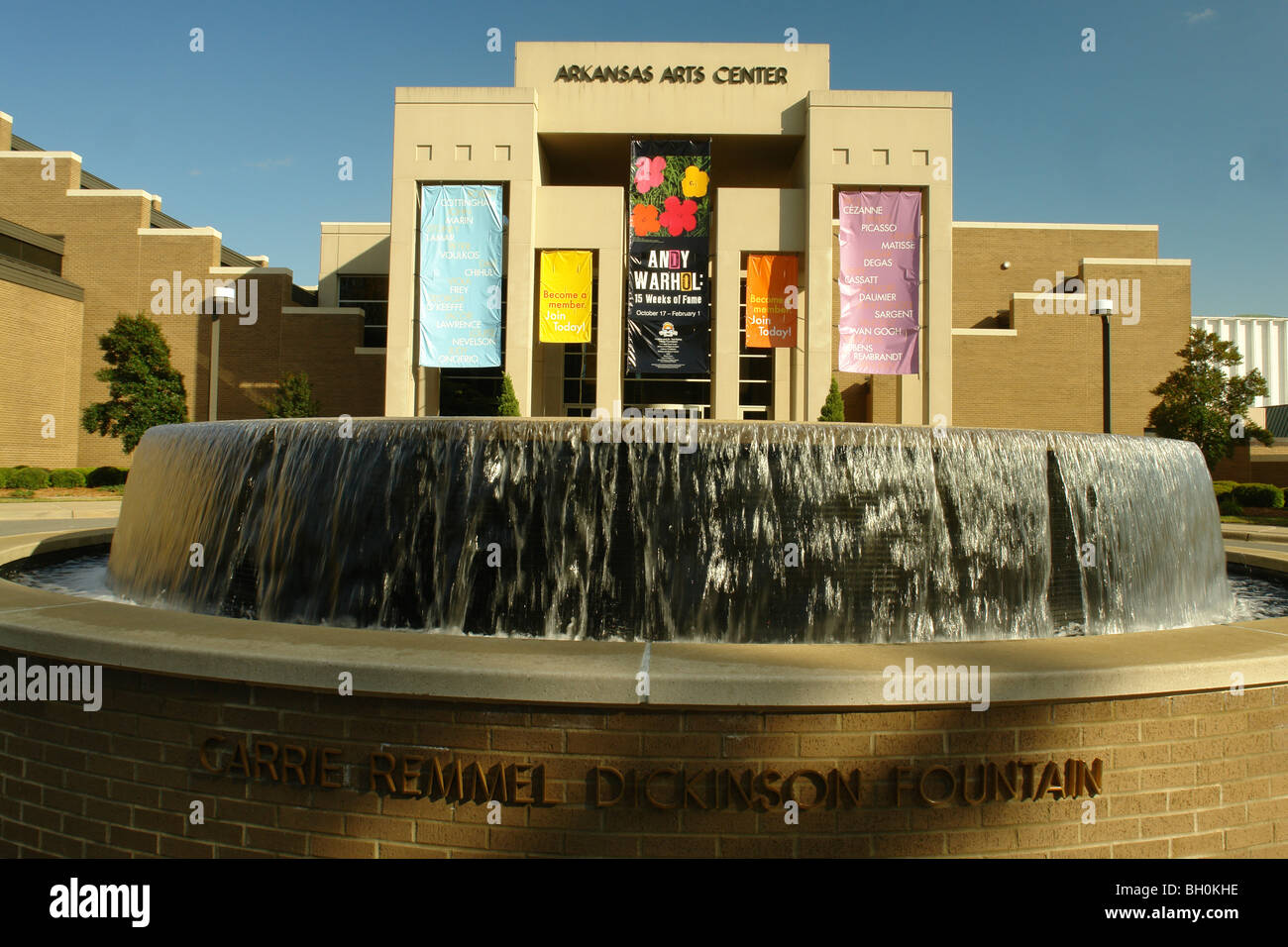 Little Rock, AR, Arkansas, Arkansas Arts Center Foto Stock