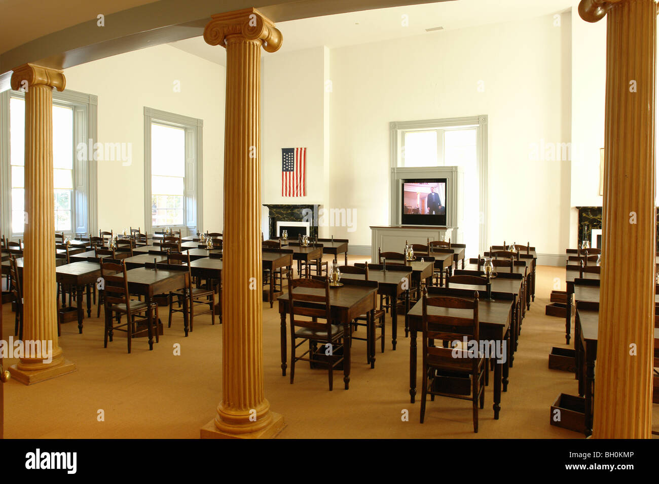 Little Rock, AR, Arkansas, Downtown, Old State House, interno Foto Stock