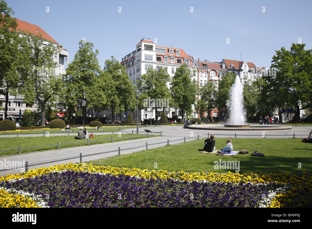 Berlin Viktoria Luise Platz Foto Stock