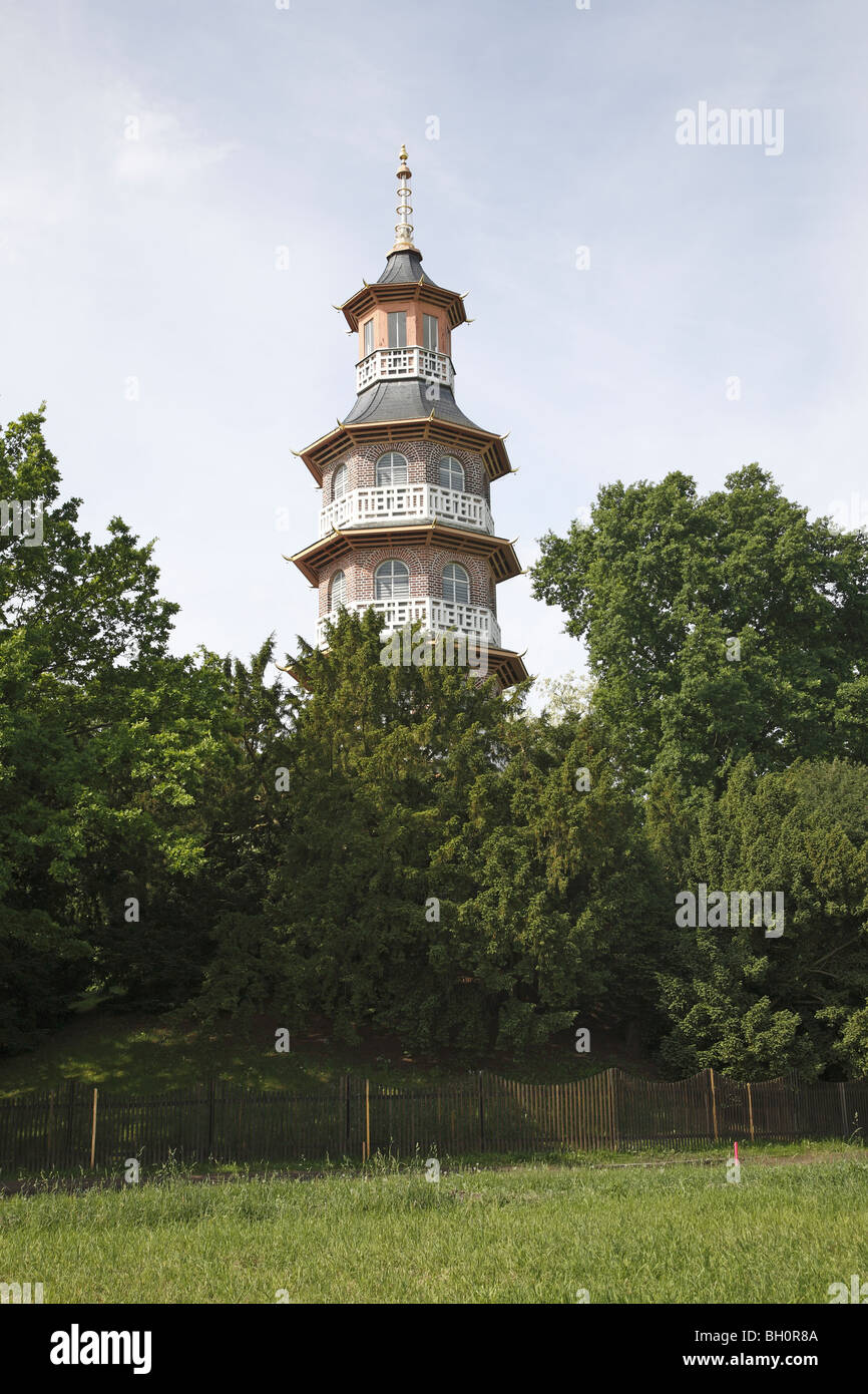 Oranienbaum Cinesische Pagode pagoda cinese Foto Stock