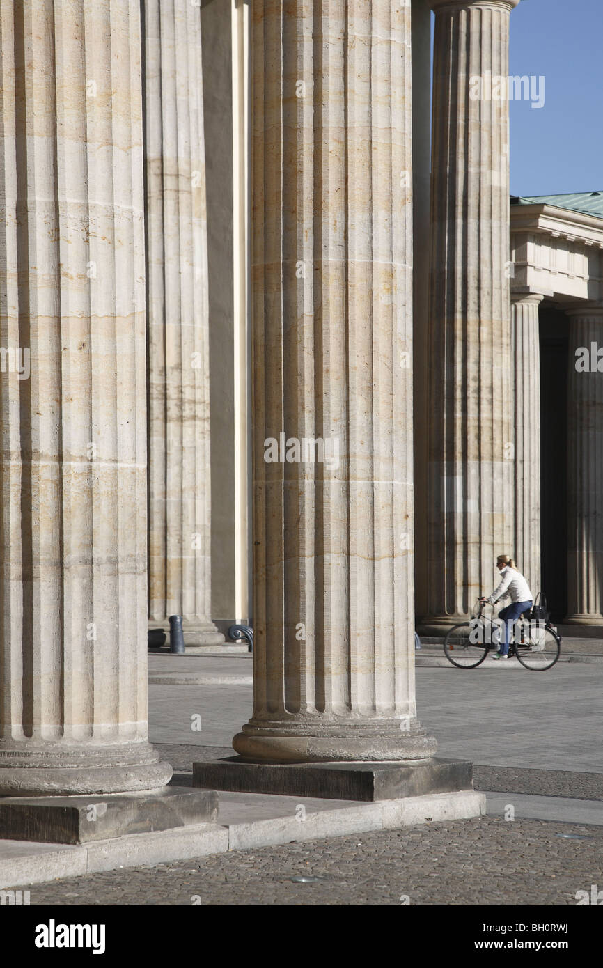 Berlin Brandenburger Tor Gate Foto Stock