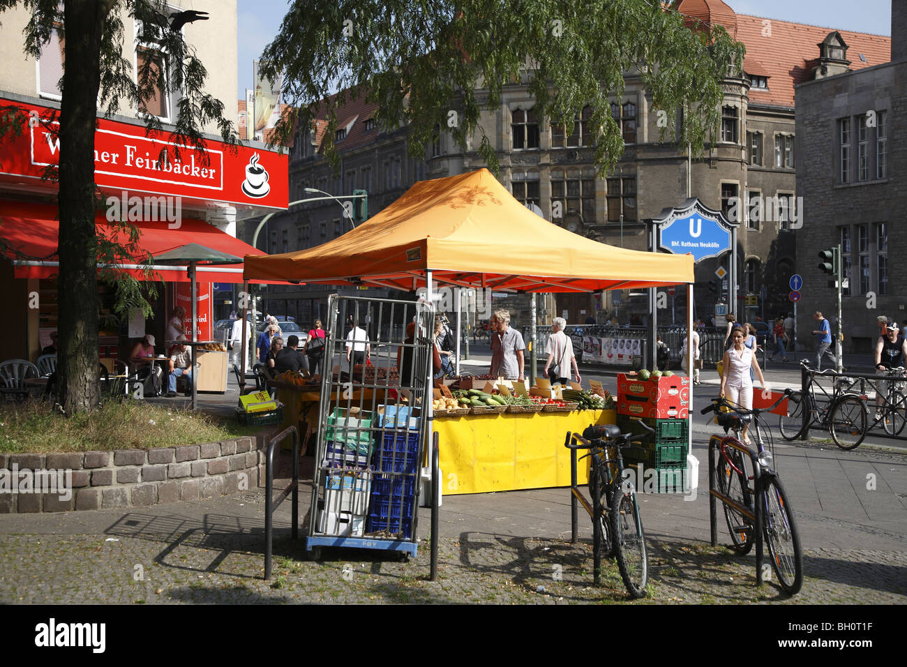 Berlin Neukoelln Karl Marx Strasse Foto Stock