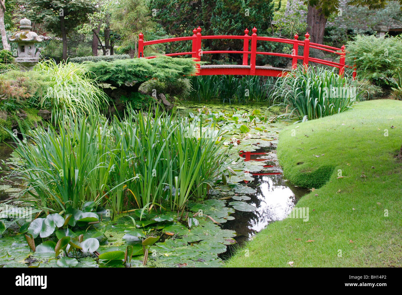 I giardini Giapponesi presso l' Irish National Stud a Tully, Kildare, Irlanda. Foto Stock