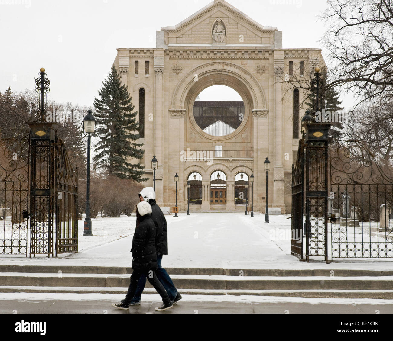 San Bonifacio cattedrale Winnipeg Manitoba Foto Stock