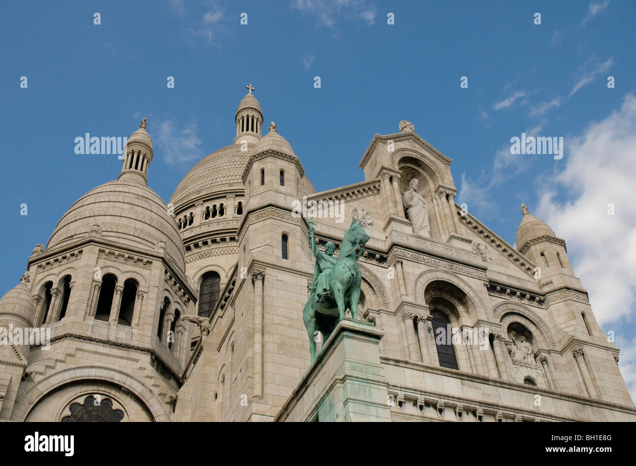 Il Sacre Coeur Basilica Chiesa Parigi Francia Foto Stock
