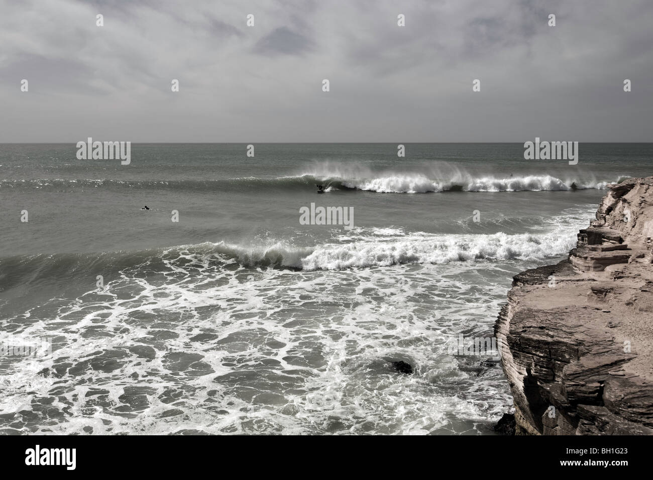 La Mauritania, Nouadhibou Penisola, La Aguera, surf a El Castillo Foto stock Alamy