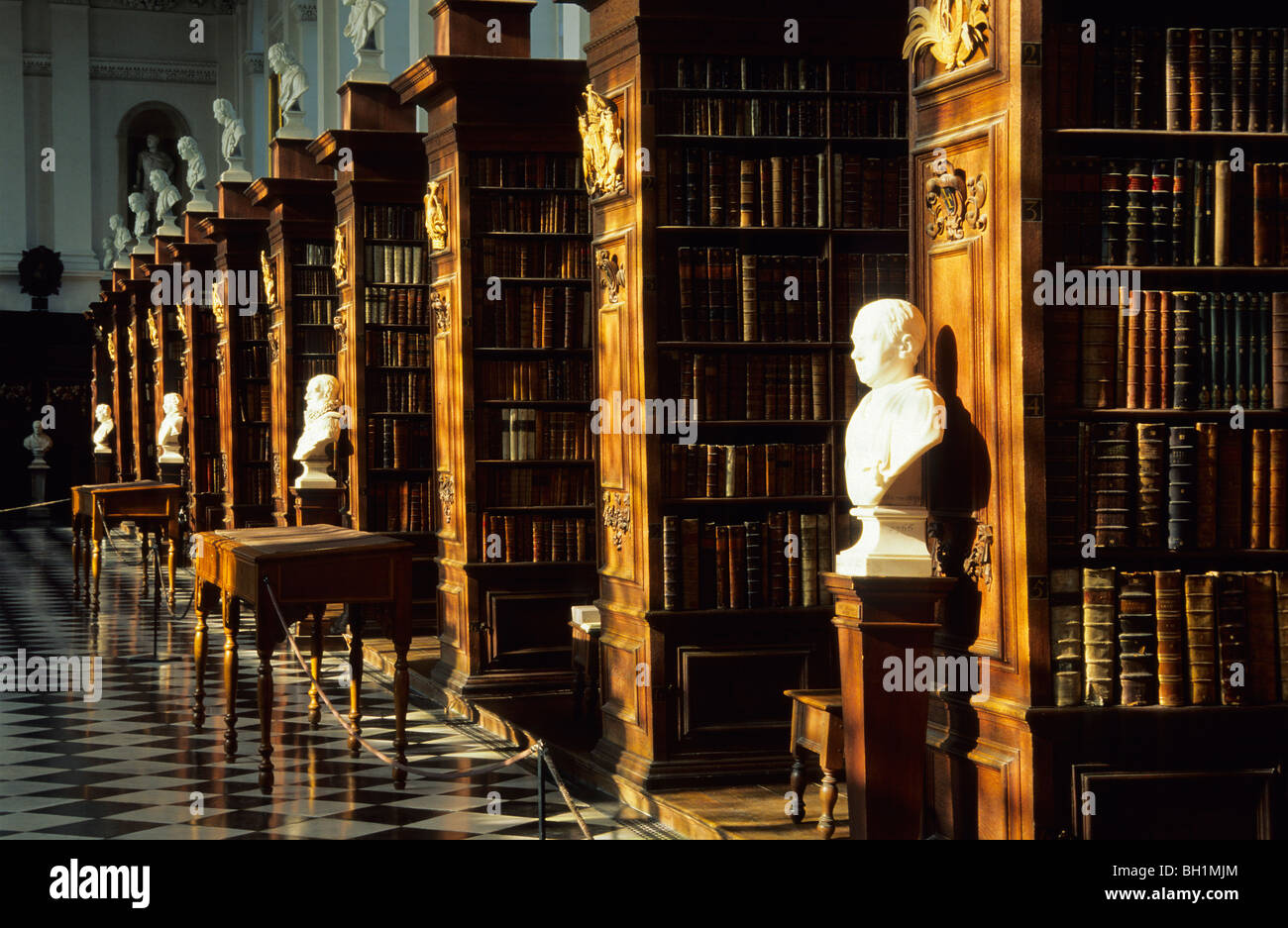 Europa, Gran Bretagna, Inghilterra, Cambridgeshire, Cambridge, Trinity College di Wren Library Foto Stock