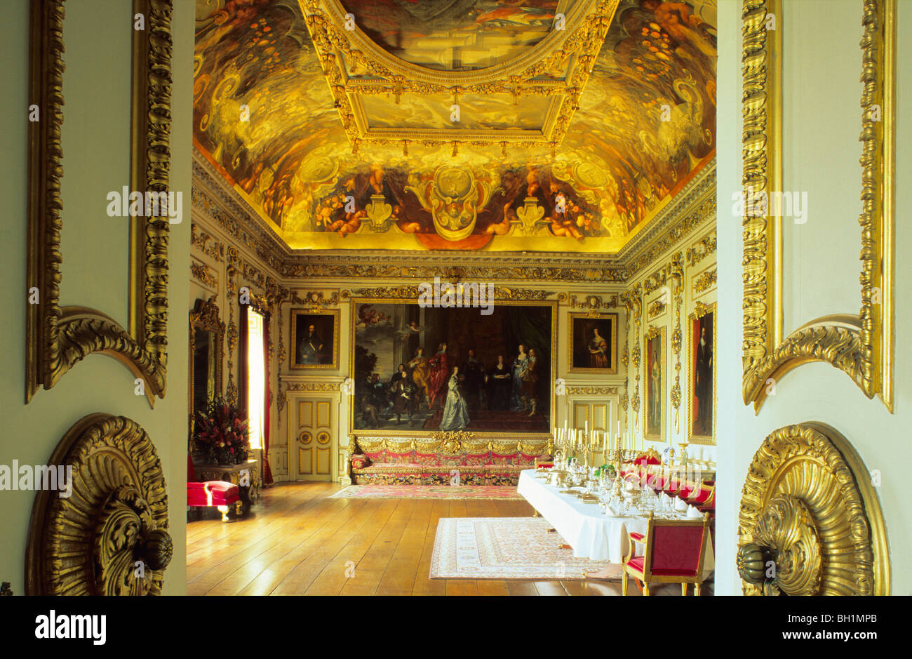 Europa, Gran Bretagna, Inghilterra, Wiltshire, Wilton, Wilton House, doppia camera cubo Foto Stock