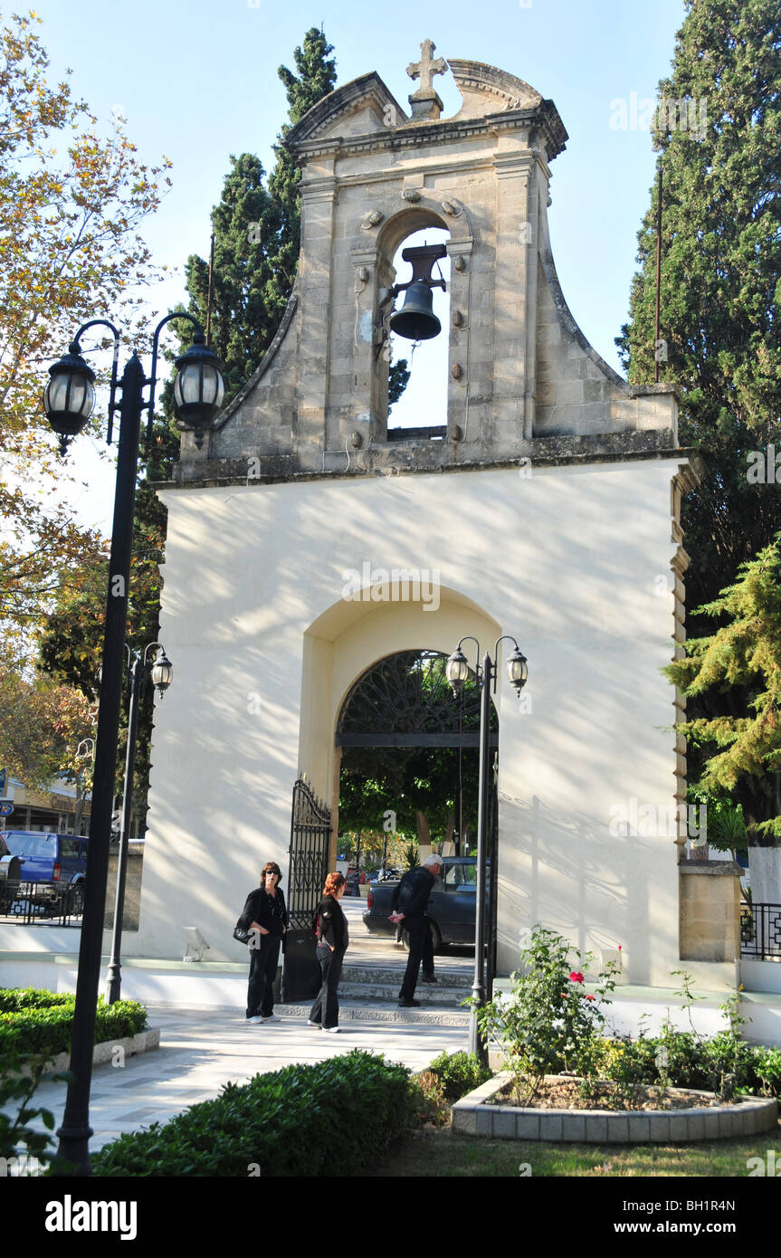 La Grecia, Rodi, Kremasti la chiesa della Vergine Maria (Panagia Katholiki) Foto Stock