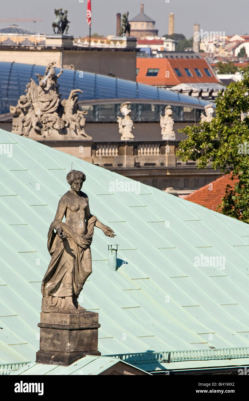 Hedwigs St cattedrale, Cattedrale cattolica romana su Bebelplatz, Berlino Germania Foto Stock