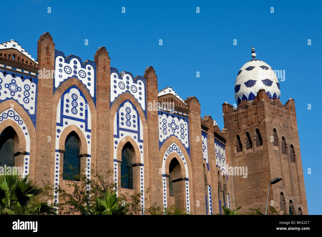 Barcellona - Plaza de Toros Monumental Foto Stock