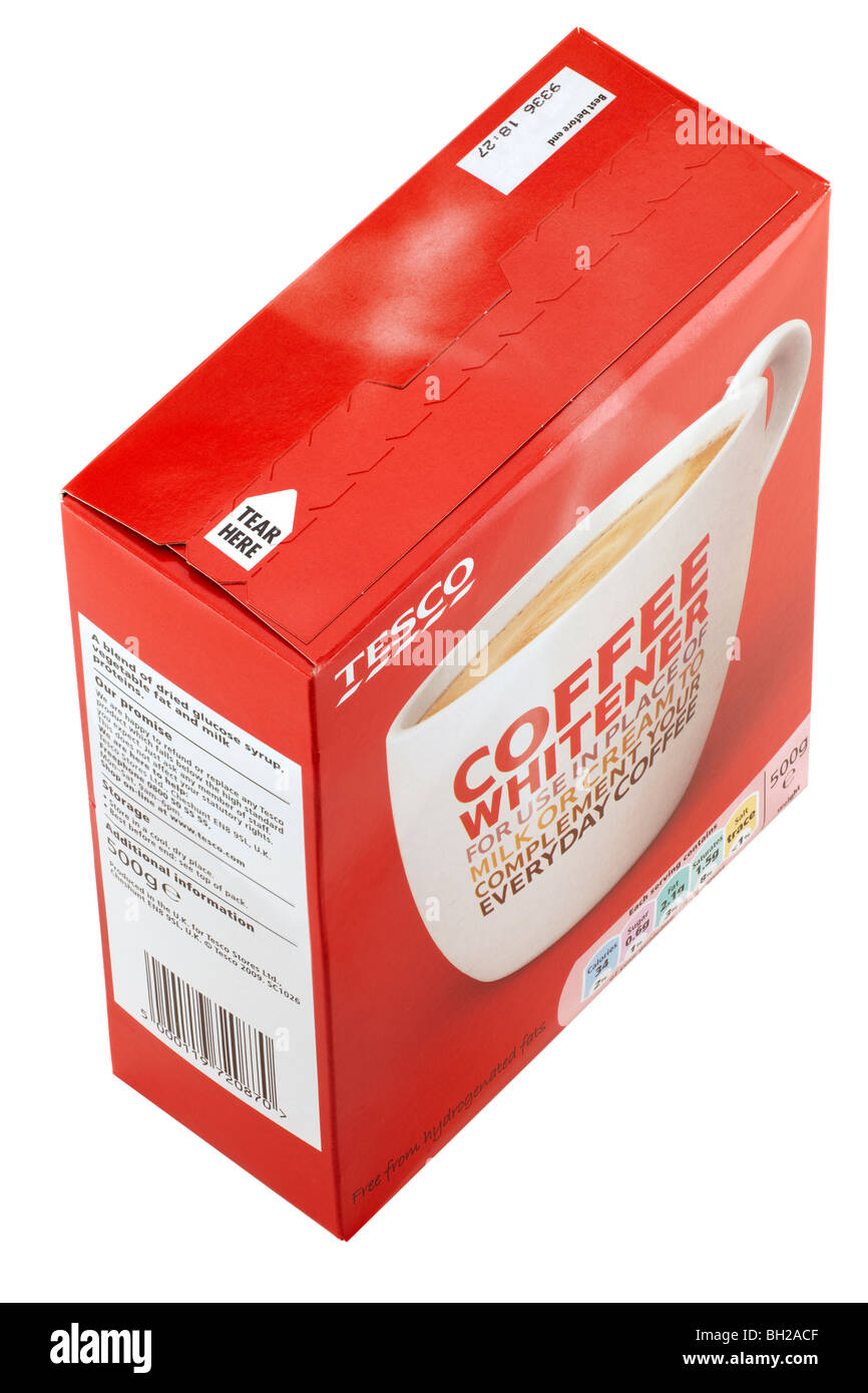 500g Grammo scatola di sbiancante di caffè Foto Stock