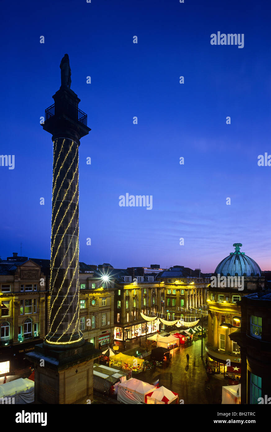 Gray's Monumento a Natale, Newcastle upon Tyne Foto Stock