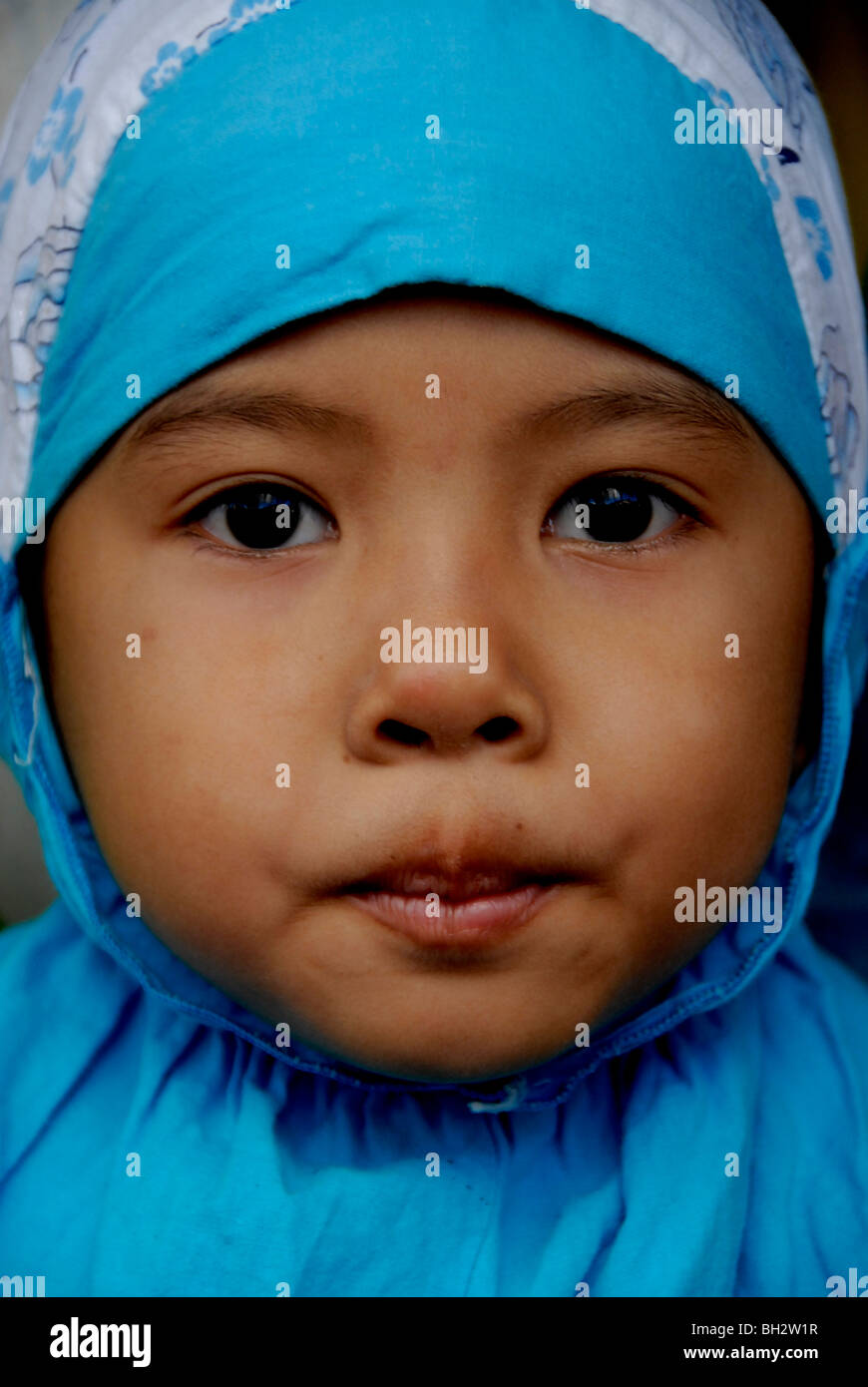 Carino e grazioso musulmano balinese grill, Bali, Indonesia. Foto Stock