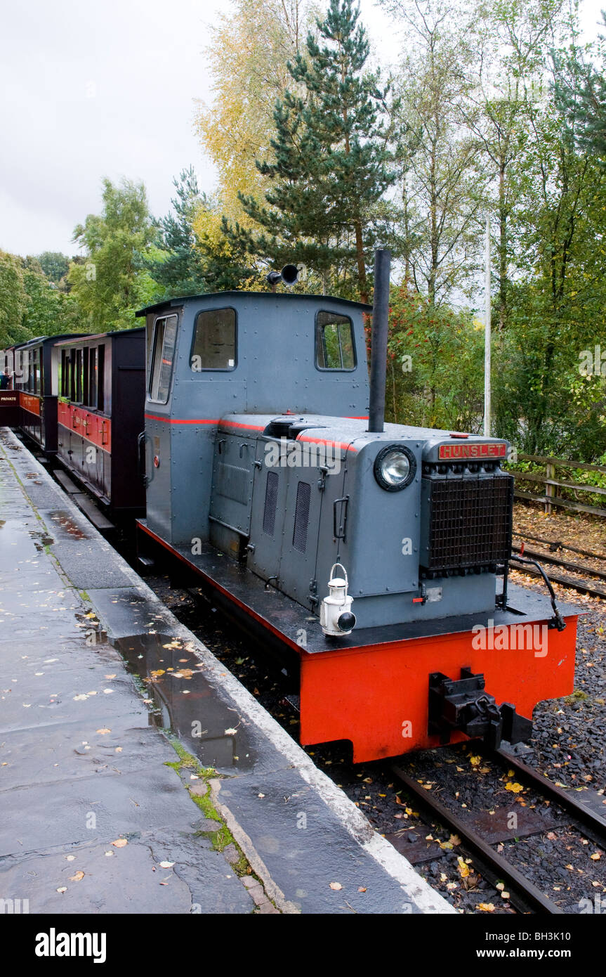 Locomotiva diesel,alston station,south tynedale railway,Cumbria Foto Stock