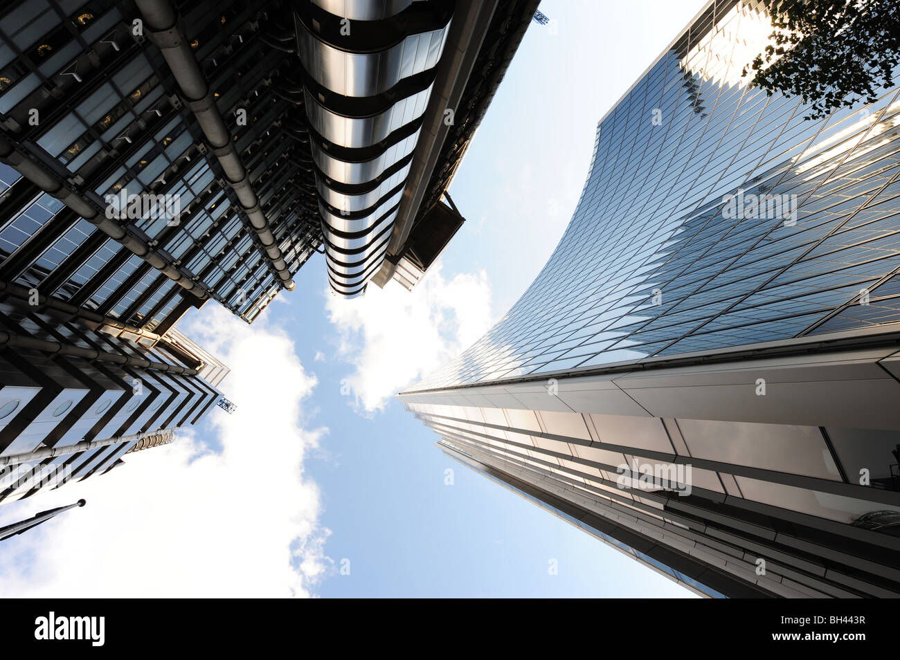 Edifici della città di Londra Inghilterra Foto Stock