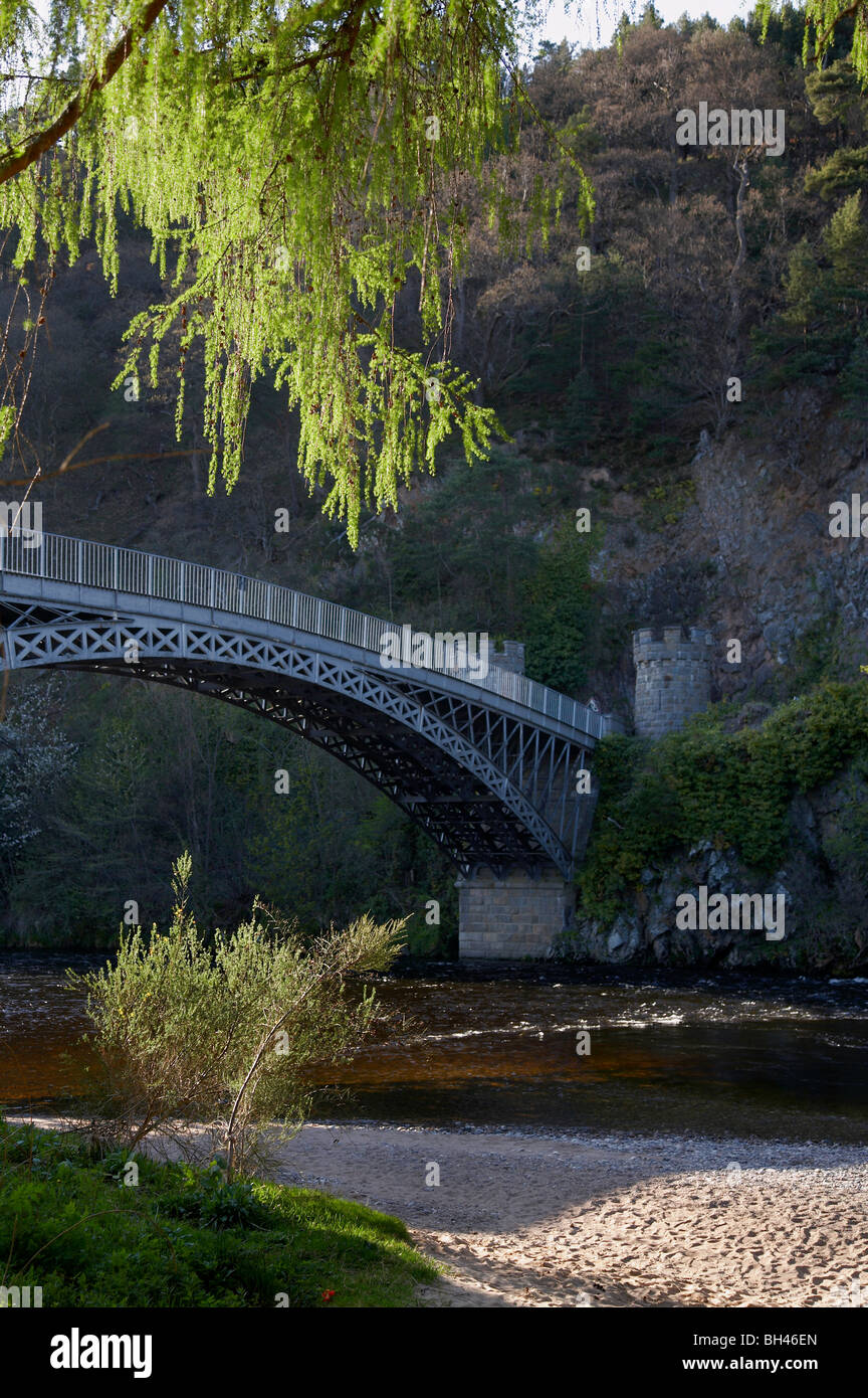 Craigellachie ponte costruito da Thomas Telford 1812-1814 Foto Stock