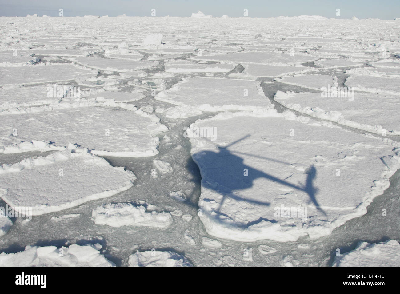 Iceberg nell'Oceano del Sud, a largo della costa dell' Antartide. Foto Stock