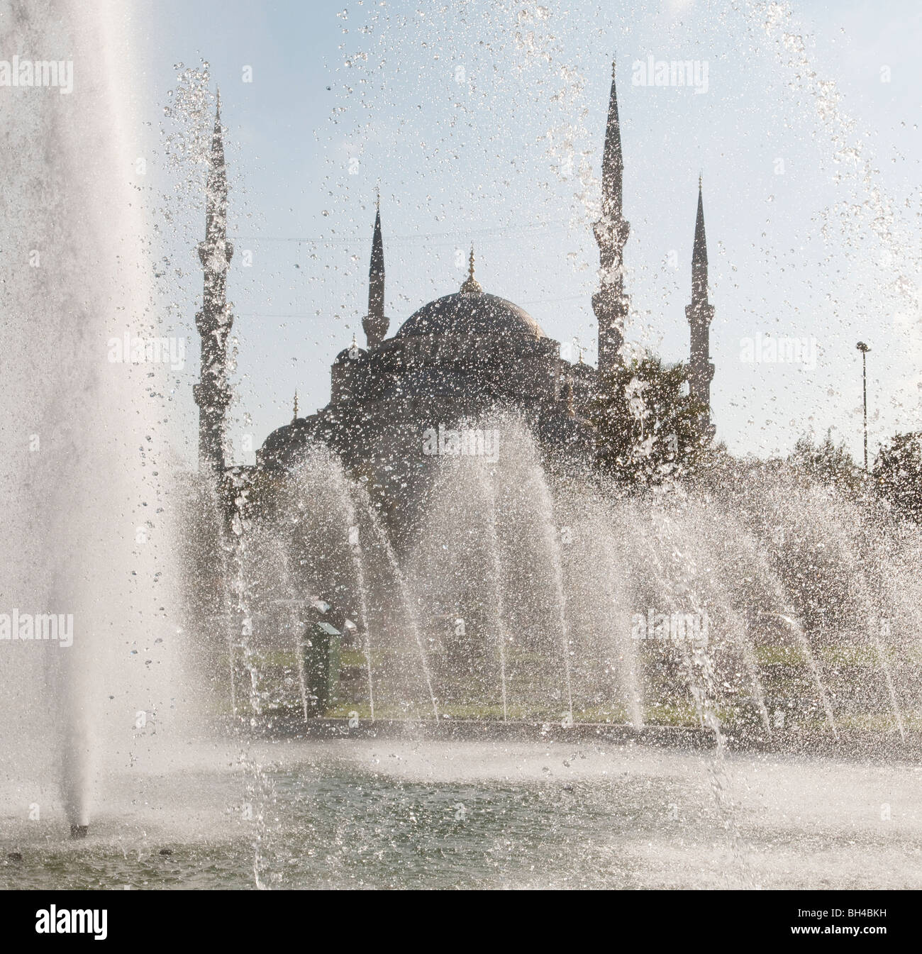 La moschea di Sultanahmet, Istanbul - la Moschea Blu Foto Stock
