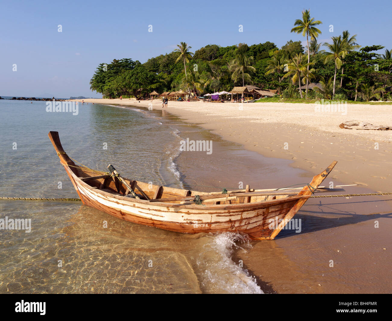 Spiaggia Hat Phra Ae sull isola di Ko Lanta,a sud della Thailandia,Mare delle Andamane Foto Stock