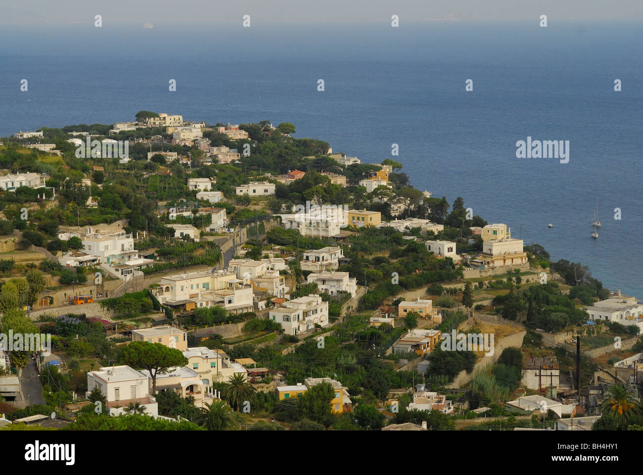 Isola di Capri paesaggio, Napoli, campania, Italy Foto Stock