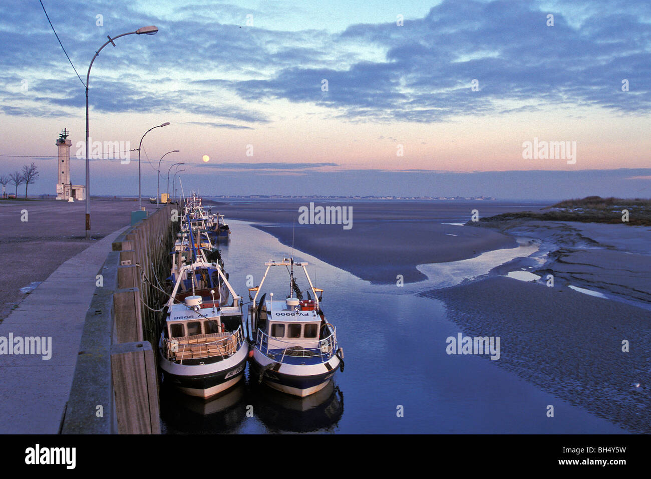 POINTE DU HOURDEL, LE CROTOY, Baie de Somme (80), Francia Foto Stock