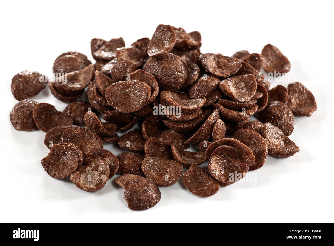 Pila di cioccolato aromatizzato coco pops Mega Munchers Foto Stock