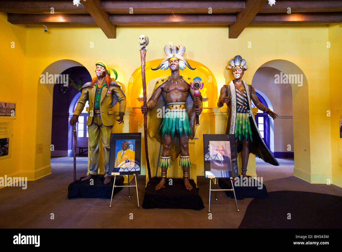 Marti Gras Museum, Presbytere Louisiana State Museum nel Quartiere Francese di New Orleans, LA Foto Stock