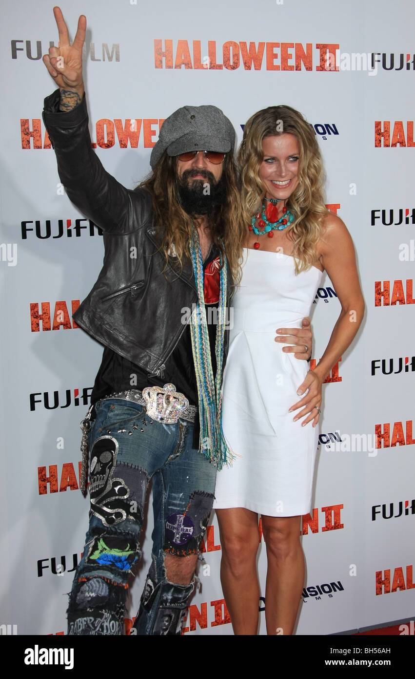 ROB ZOMBIE SHERI MOON ZOMBIE HALLOWEEN II LOS ANGELES PREMIERE LOS ANGELES CALIFORNIA CA USA 24 Agosto 2009 Foto Stock