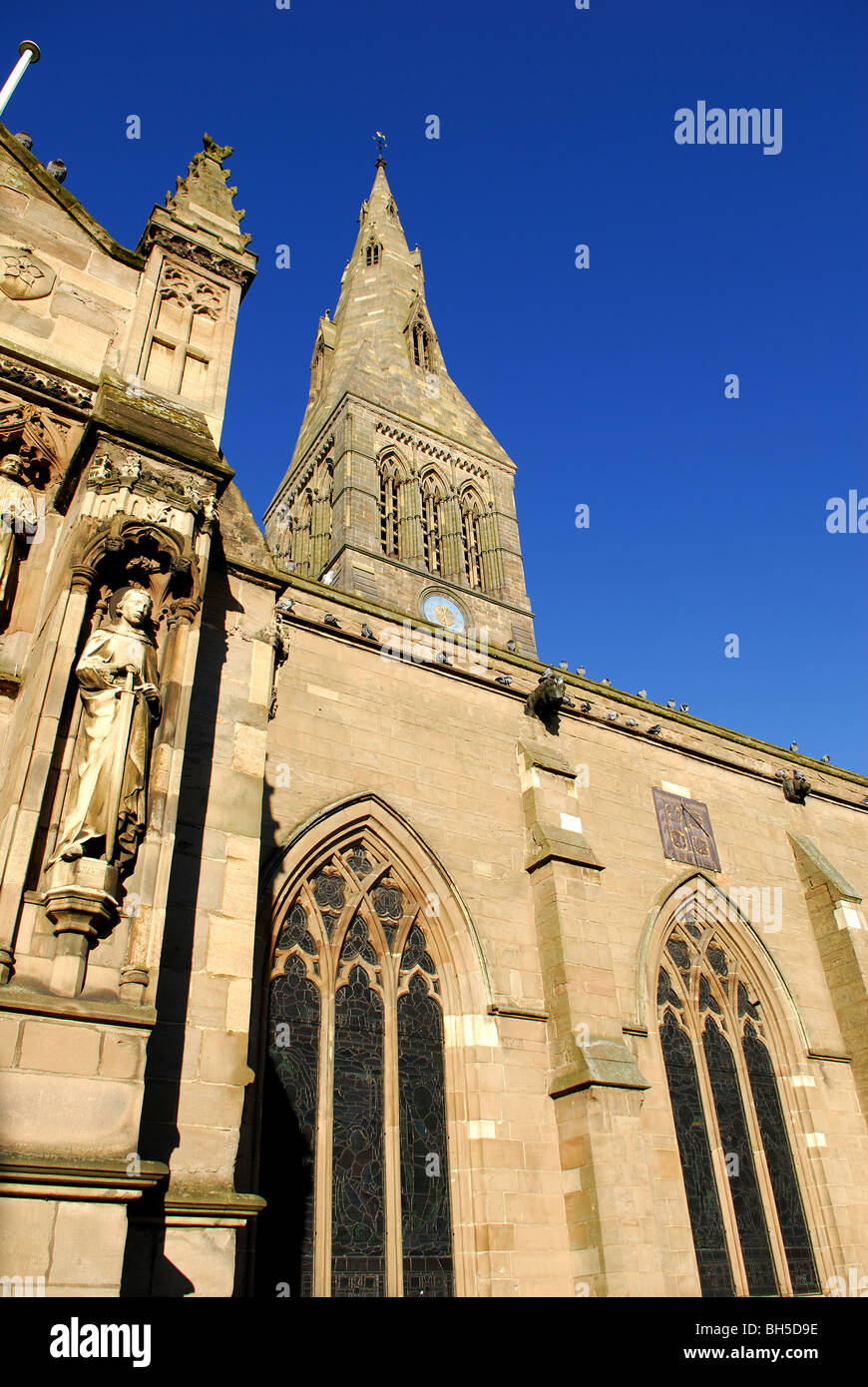 Leicester Cattedrale di St Martin. Foto Stock