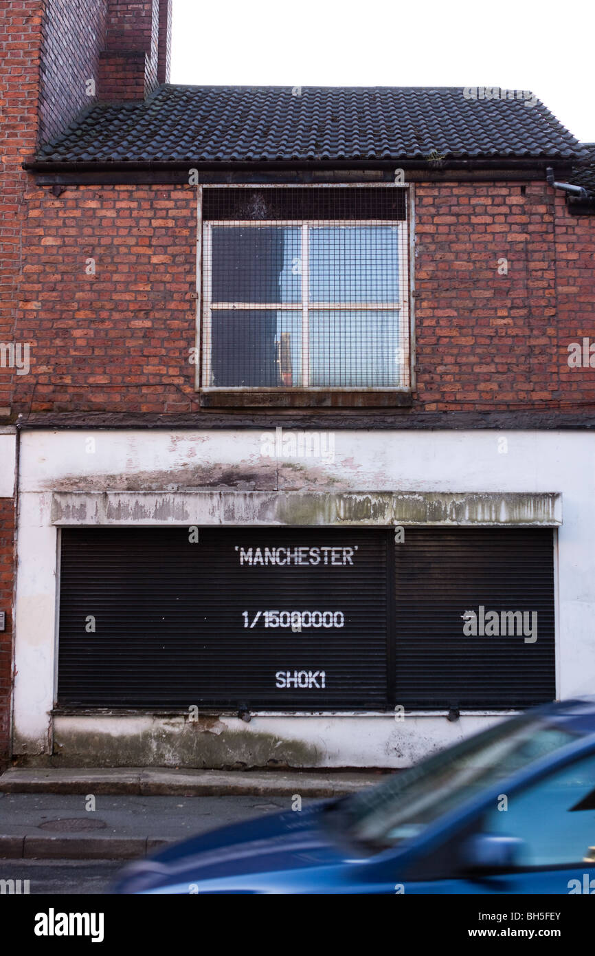 Negozio di fronte a Manchester Foto Stock
