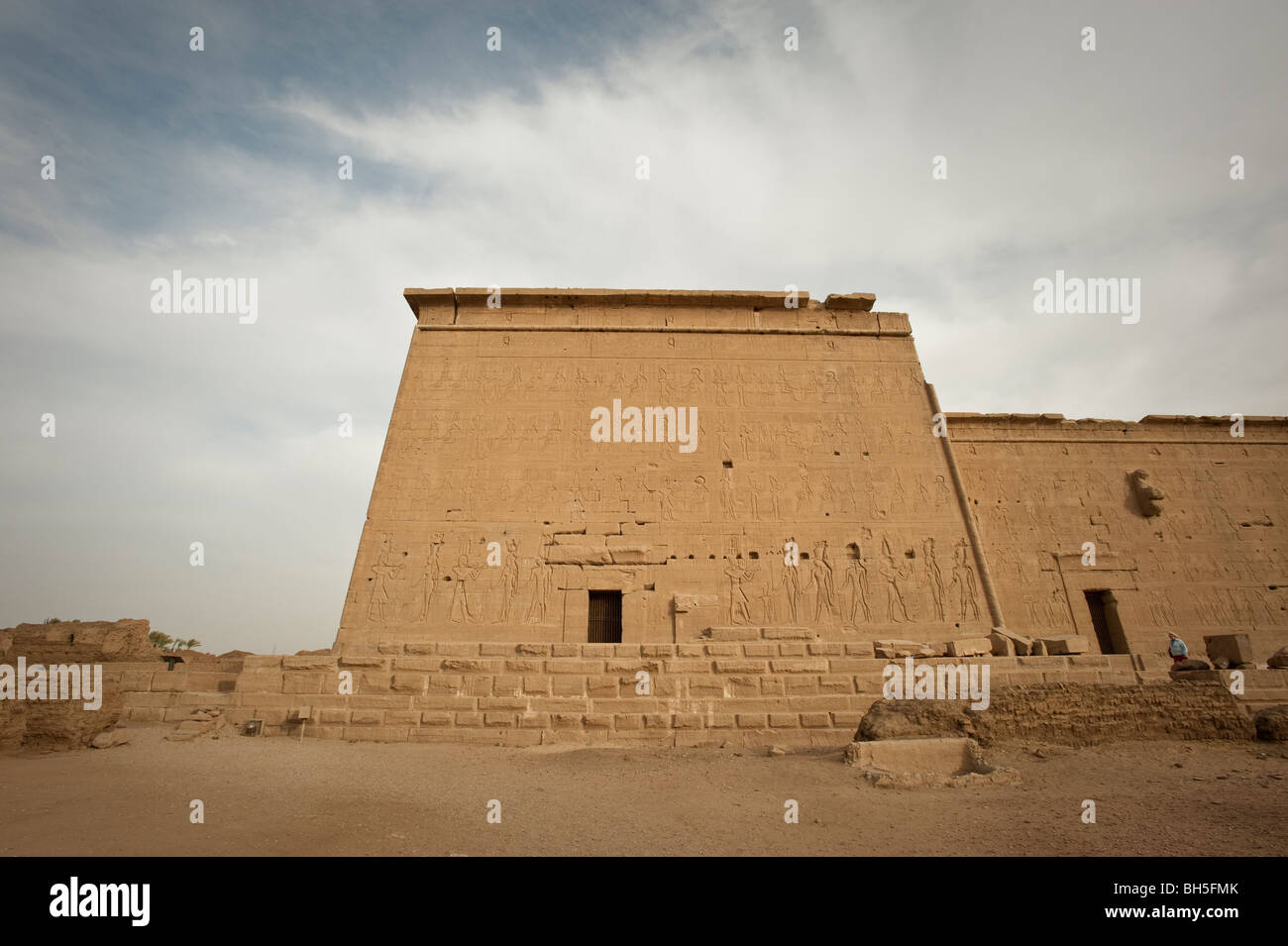 Tempio di Hathor, Dendara, Egitto Foto Stock