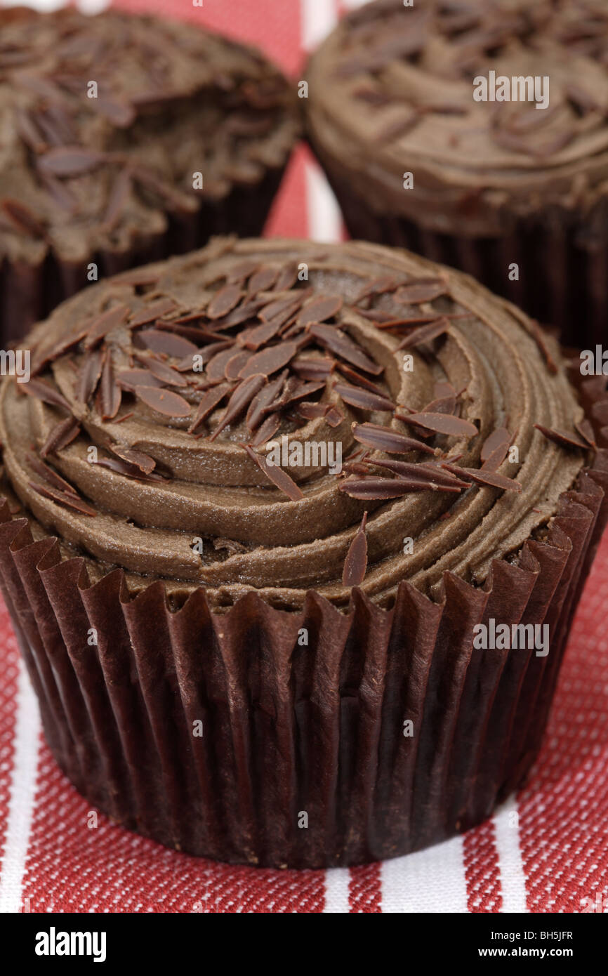 Tazza di cioccolato torte Foto Stock